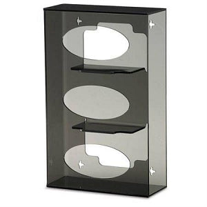 MarketLab Side-Loading Acrylic Glove Dispenser - Acrylic Side-Loading Glove Dispenser, Triple, Dark - 3615-DY