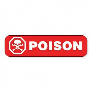 Marketlab Special Medication Label - LABEL, POISON, RED - 3815 ...