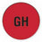MarketLab Syringe Label for Nuclear Medicine - LABEL, 0.5" DOT, RED, GH - 3825