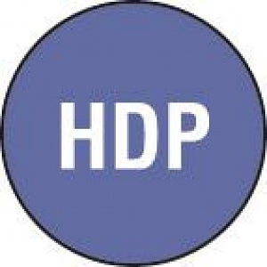 MarketLab Syringe Label for Nuclear Medicine - LABEL, 0.5" DOT, PURPLE, HDP - 3833