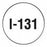 MarketLab Syringe Label for Nuclear Medicine - LABEL, 0.5" DOT, WHITE, I, 131 - 3837