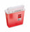 MarketLab 5 Quart Sharpstar Sharps Container - 5 Quart Sharpstar Sharps Container for Lockable Enclosures, 10.625"W x 4.5"D x 9"H - 4609