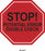 MarketLab High Alert Label - LABEL, STOP! POTENTIAL ERROR, 10/ROLL - 4642