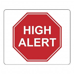 MarketLab High Alert Label - LABEL, HIGH ALERT LARGE, 25/PK - 4650 ...