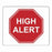 MarketLab High Alert Label - LABEL, HIGH ALERT LARGE, 25/PK - 4650