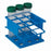 MarketLab 30mm Tube Racks - RACK, HALF, TUBE 30MM, 9 CAPACITY - 5317-BL