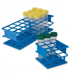 MarketLab 30mm Tube Racks - RACK, HALF, TUBE 30MM, 9 CAPACITY - 5317-WH