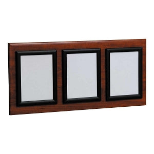 MarketLab Messaging Frames on Panels - MESSAGING BOARD, SINGLE FRAME, CHERRY W/BL - 6184