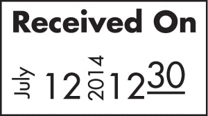 MarketLab Label Gun - LABEL, RECEIVED ON, WHITE - 6606-WH