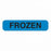 MarketLab Phlebotomy / Specimen Receiving Labels - LABEL, FROZEN, BLUE - 6755