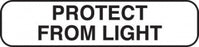 MarketLab Phlebotomy / Specimen Receiving Labels - LABEL, PROTECT FROM LIGHT, WHITE - 6756