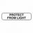 MarketLab Phlebotomy / Specimen Receiving Labels - LABEL, PROTECT FROM LIGHT, WHITE - 6756