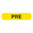 MarketLab Phlebotomy / Specimen Receiving Labels - PRE LABEL, YELLOW - 6761