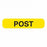 MarketLab Phlebotomy / Specimen Receiving Labels - POST LABEL, YELLOW - 6762