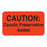 Marketlab Urine Collection Label - LABEL, CAUTION CAUSTIC PRESERVATIVE, ORANG - 6769
