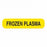 MarketLab Chemistry Label - LABEL, FROZEN PLASMA, YELLOW - 6778