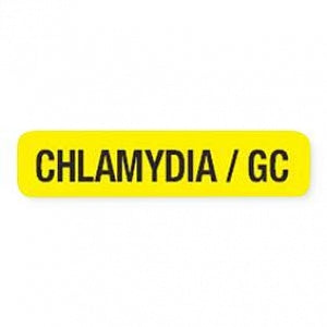 MarketLab Microbiology Labels - LABEL, CHLAMYDIA / GC, YELLOW - 7837 ...