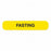 MarketLab Phlebotomy / Specimen Receiving Labels - LABEL, FASTING, YELLOW - 7840