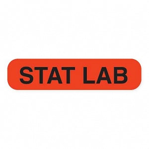MarketLab Clerical Medical Labels - DBD-LABEL, STAT LAB, FLOURESCENT O ...