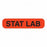 MarketLab Clerical Medical Labels - DBD-LABEL, STAT LAB, FLOURESCENT ORANGE - 8013