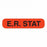 MarketLab Clerical Medical Labels - LABEL, E. R STAT, FLOURESCENT ORANGE - 8015