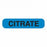 MarketLab Heme / Coag Labels - LABEL, CITRATE, SKY BLUE - 8018