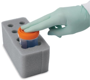 Marketlab Transport Tote Accessories - FOAM RACK, URINE CUP, HOLDS 2X90ML/120 - 8256