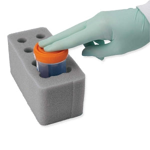 Marketlab Transport Tote Accessories - FOAM RACK, URINE CUP, HOLDS 2X90ML/120 - 8256