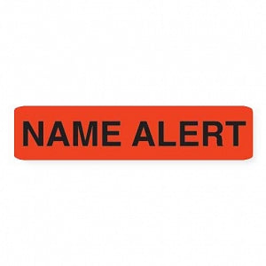 MarketLab Clerical Medical Labels - LABEL, NAME ALERT, FLOURESCENT ORANGE - 9097