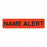 MarketLab Clerical Medical Labels - LABEL, NAME ALERT, FLOURESCENT ORANGE - 9097
