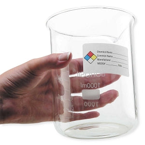 Marketlab Soluble MSDS Label - LABEL, SOLUBLE MSDS CHEMICAL - 9743