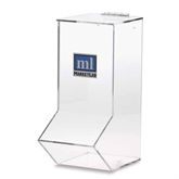 Acrylic Wall Dispenser Single - 6.5"W x 10.25"D x 14.75"H