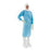 BioClean-C Sterile Chemo Apron with Sleeves Small