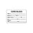 Blood Bank Labels Cord Blood" - White - 3"W x 2"H