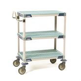 MetroMax i Antibacterial Utility Cart 3- Shelf 39.25"H 24"W x 36"D