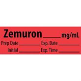 Muscle Relaxant Labels ZEMURON__mg/mL