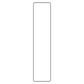 Transparent Label Protectors 8"W x 1.69"H