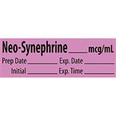 Vasopressor Labels NEO-SYNEPHRINE__mcg/mL