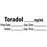Miscellaneous Labels TORADOL__mg/mL