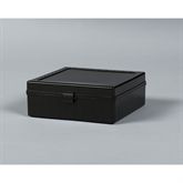 Polypropylene Freezer Storage Box 100-Place with Hinged Lid