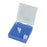 Polypropylene Freezer Storage Box 100-Place with Hinged Lid