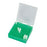 Polypropylene Freezer Storage Box 100-Place with Hinged Lid