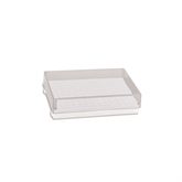 Polypropylene Freezer Storage Box 100-Place with Hinged Lid
