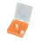 Polypropylene Freezer Storage Box 100-Place with Hinged Lid