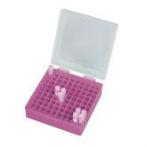 Polypropylene Freezer Storage Box 100-Place with Hinged Lid
