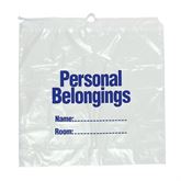 Patient Belongings Bag with Drawstring 20"W x 20"H