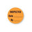 Equipment Service and Inspection Labels Inspected By Labels - 1"Dia