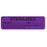 Sterilized Labels February - Purple