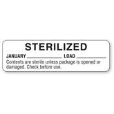 Sterilized Labels January - White
