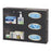 Side-Loading Acrylic Glove Dispenser Triple with Shelves - 22"W x 4.5"D x 16"H